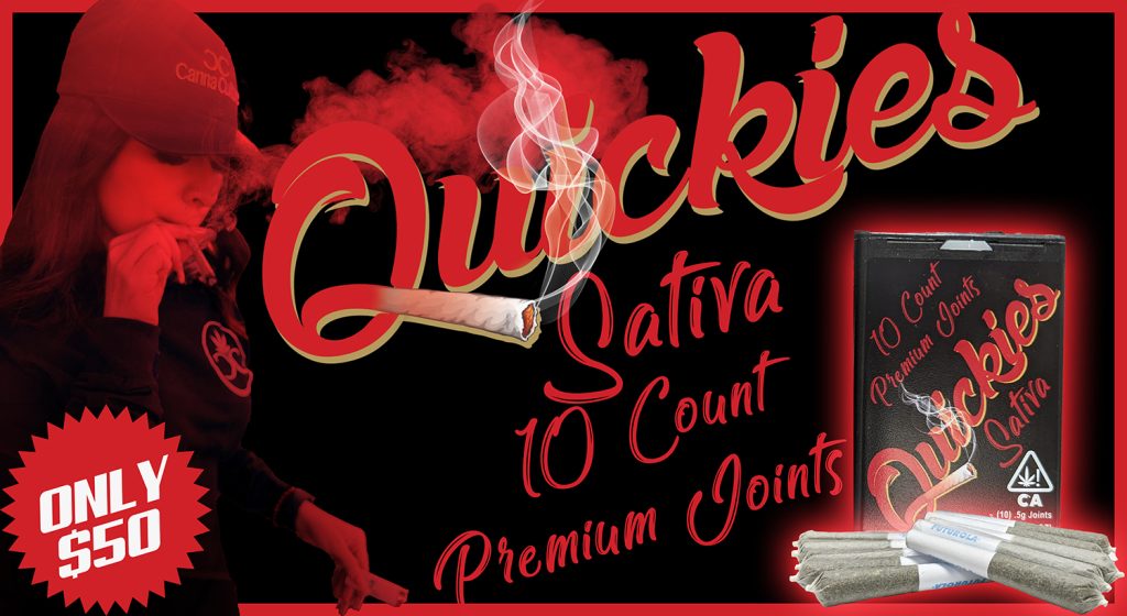 Canna Culture January 2023 Quickies Sativa 10 Count Premium Joints promo