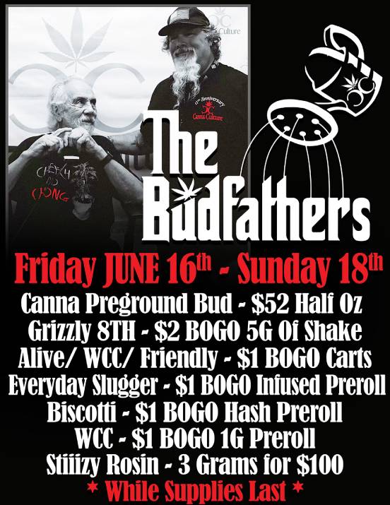 The Bud Fathers Promo (Valid 6/16 - 6/18 - 9PM)