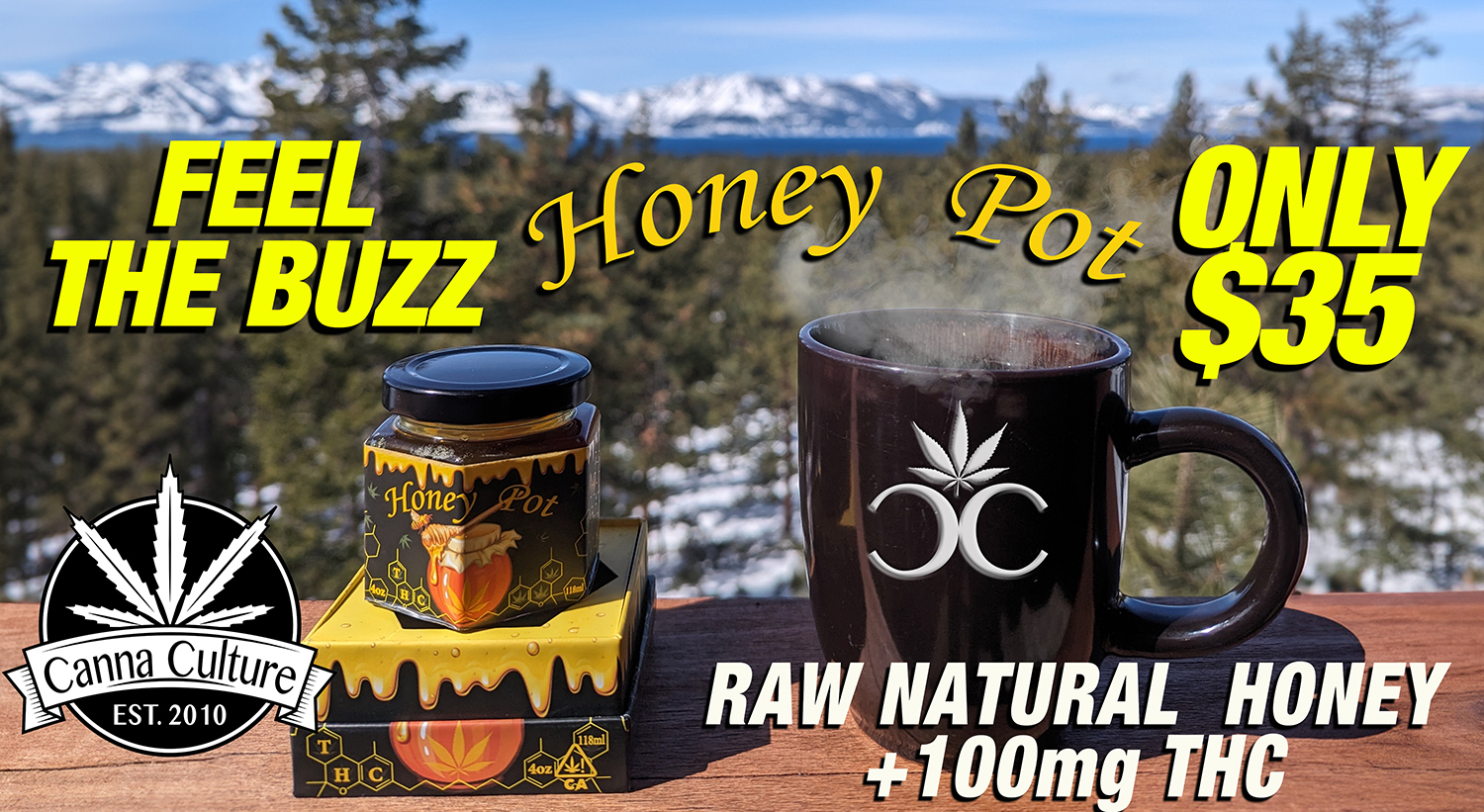 honey pot Feel the buzz US.A. RAW ORGANIC HONEY 4100mg 1746 $35 