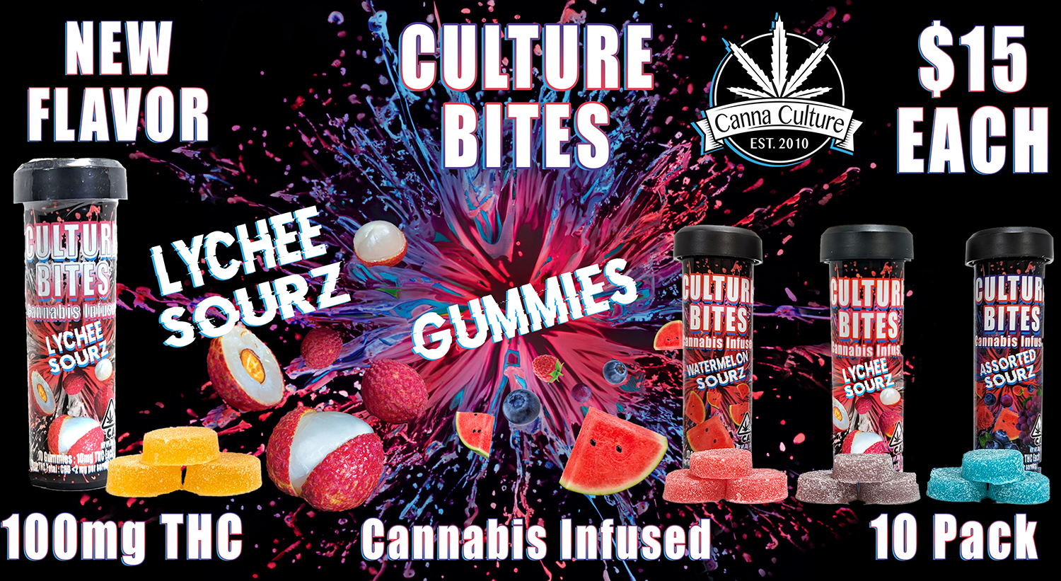 Culture Bites Gummies Sourz