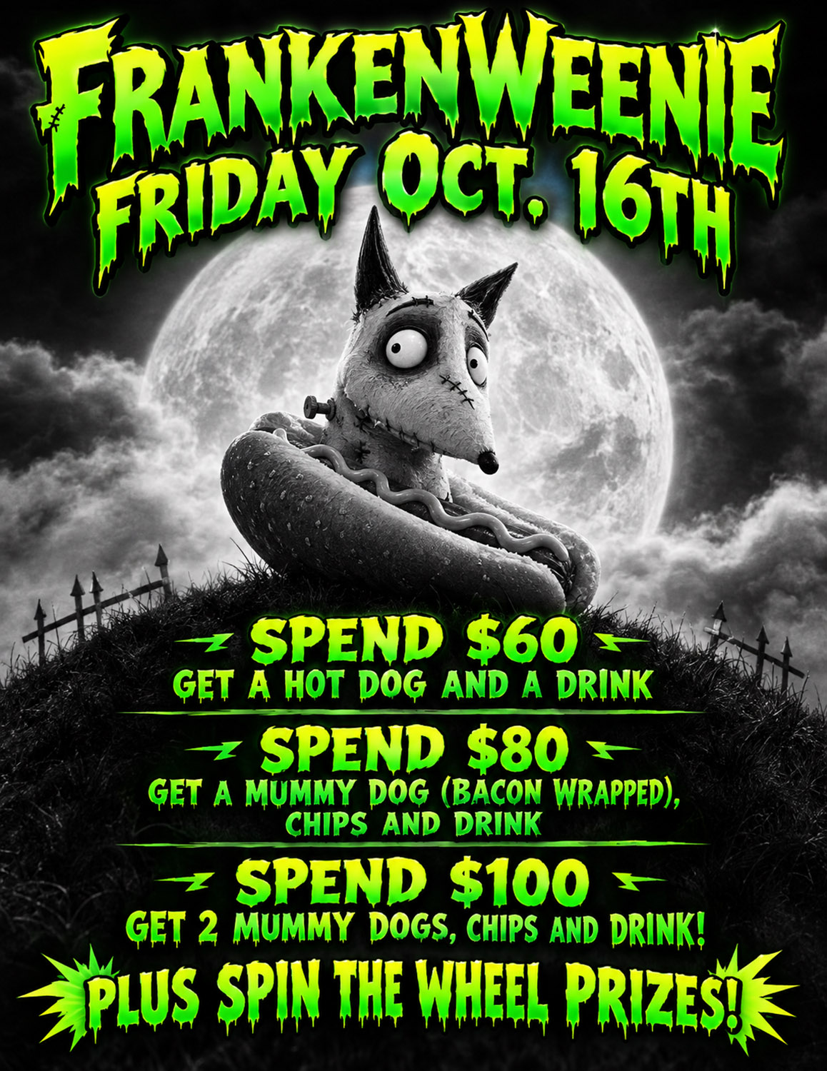 Frankenweenie-Hot-Dog-Halloween-Poster